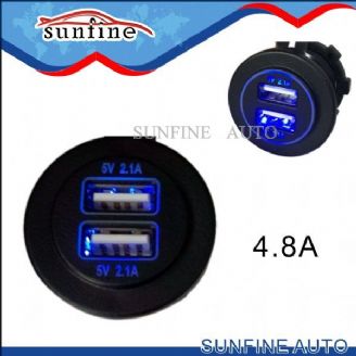 5V/4.8A 2 Port Socket 