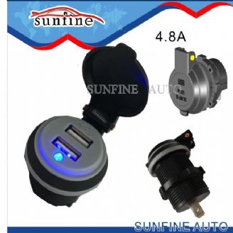 USB Socket with 90°Cover