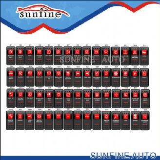 Switch cover printing for boat