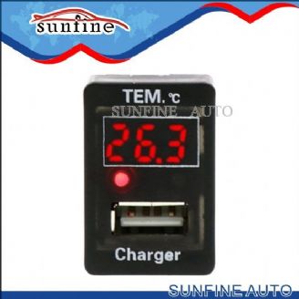 Temp.+USB Charger