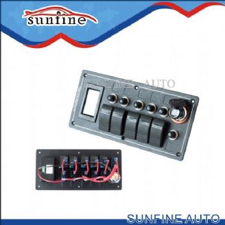 Aluminum switch panel