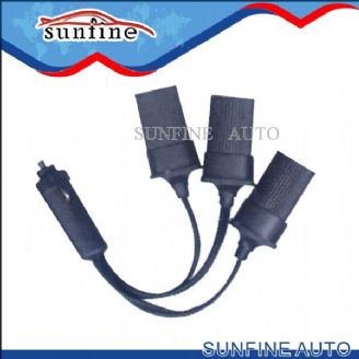 Cigarette Plug to 3*Socket