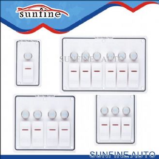 White Alu.Switch Panel
