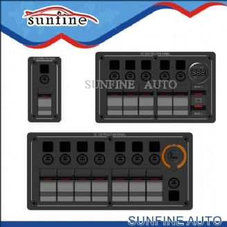 Alu. switch panel 8guang